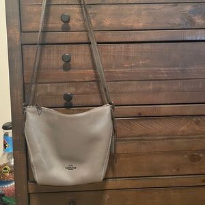 Grey Coach bag